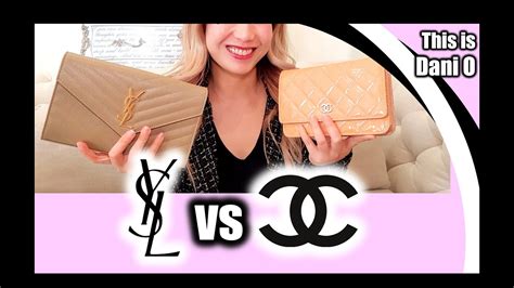 Saint Laurent vs Chanel WOC comparis